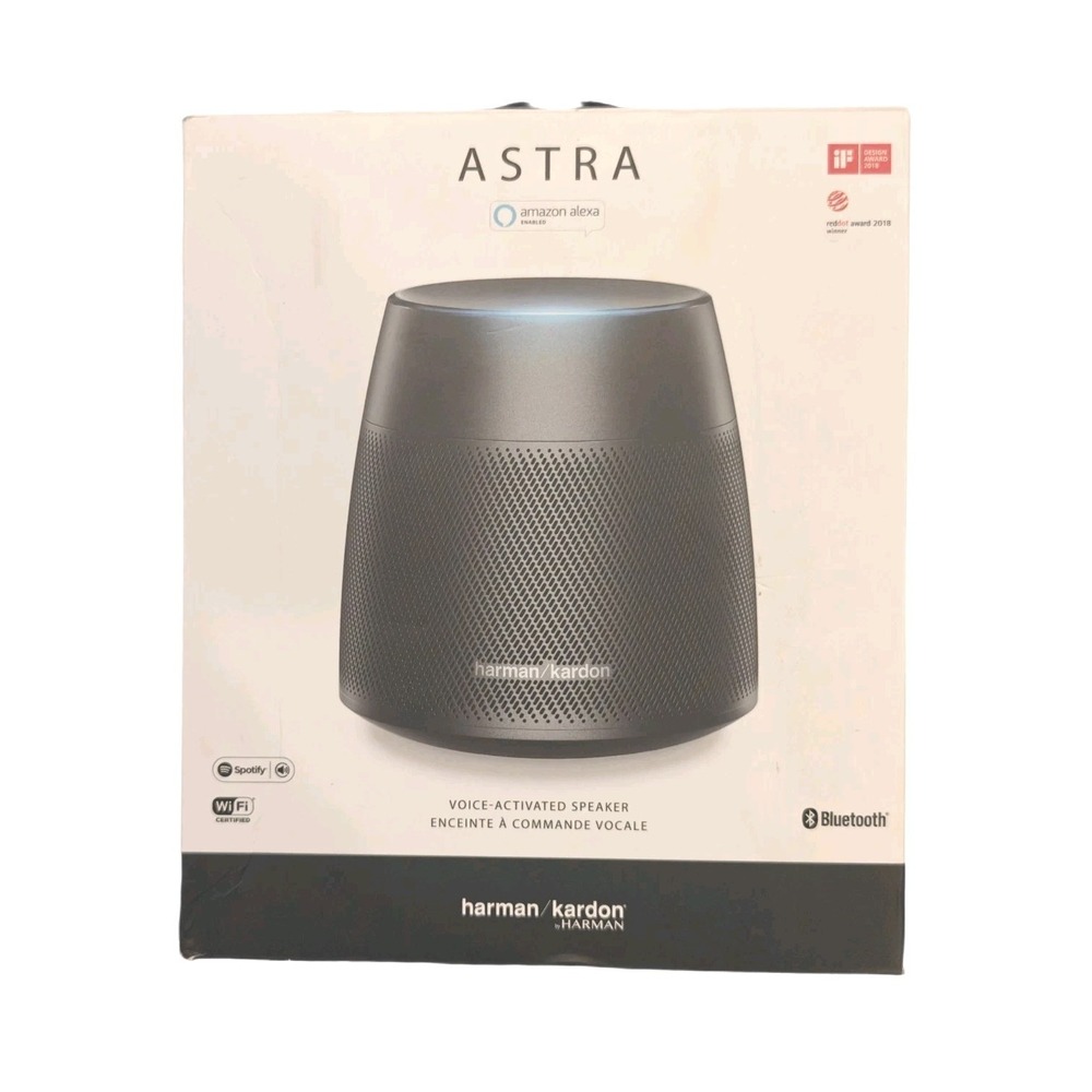 Harman Kardon Astra Bluetooth Speaker w/Amazon Alexa Voice Assistant 360 Sound